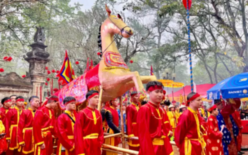 Lễ hội Giống Đền Sóc 2026 khai mạc với nhiều hoạt động hấp dẫn người dân và du khách