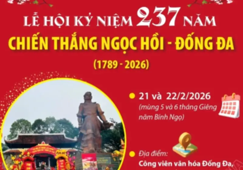 Lễ hội kỷ niệm 237 năm Chiến thắng Ngọc Hồi - Đống Đa tại Hà Nội