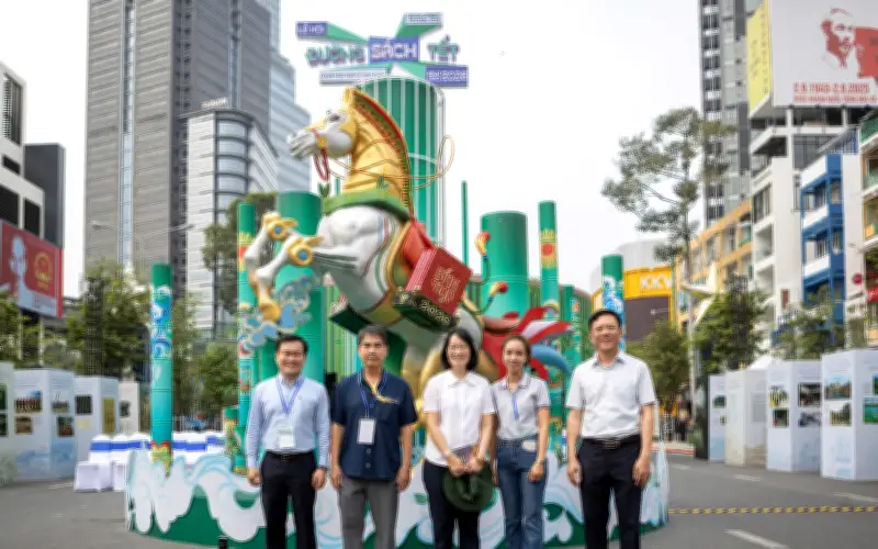 Lễ hội Đường sách Tết Bính Ngọ 2026 sẵn sàng khai xuân bằng tri thức tại TP.HCM