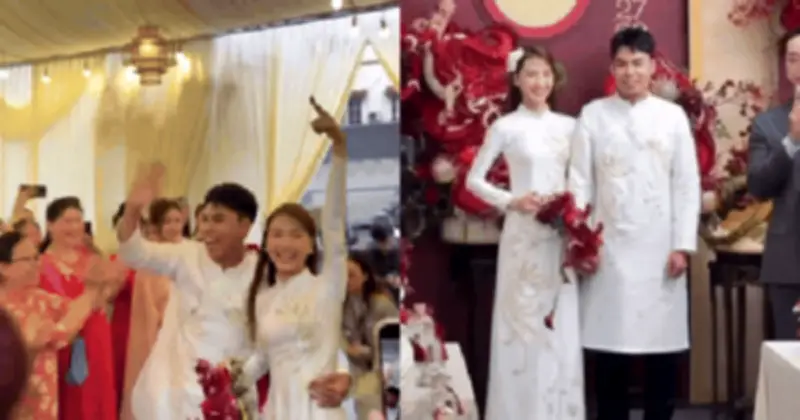 Lễ ăn hỏi ấm cúng của cầu thủ Phạm Đức Huy và MC Mù Tạt: Visual nổi bật, hạnh phúc ngập tràn