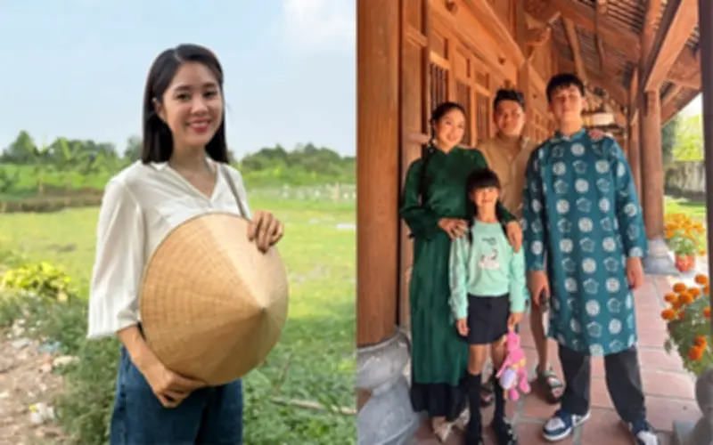 Lê Phương gây chú ý với phong cách giản dị trong chuyến du xuân đầu năm