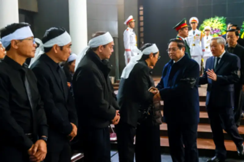 Lễ viếng nguyên Phó Chủ tịch Hội đồng Bộ trưởng Đoàn Duy Thành được tổ chức trọng thể tại Hà Nội