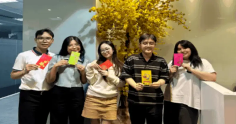 Lì xì vé số Vietlott trở thành xu hướng văn hóa công sở đầu năm mới