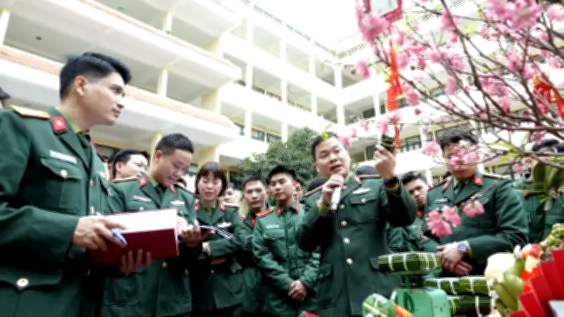 Lan tỏa sắc xuân, giữ hồn Tết Việt tại Học viện Kỹ thuật Quân sự