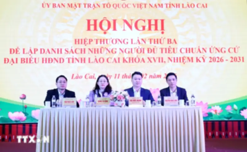 Lào Cai Thống Nhất Danh Sách Ứng Cử Viên Bầu Cử Quốc Hội và HĐND