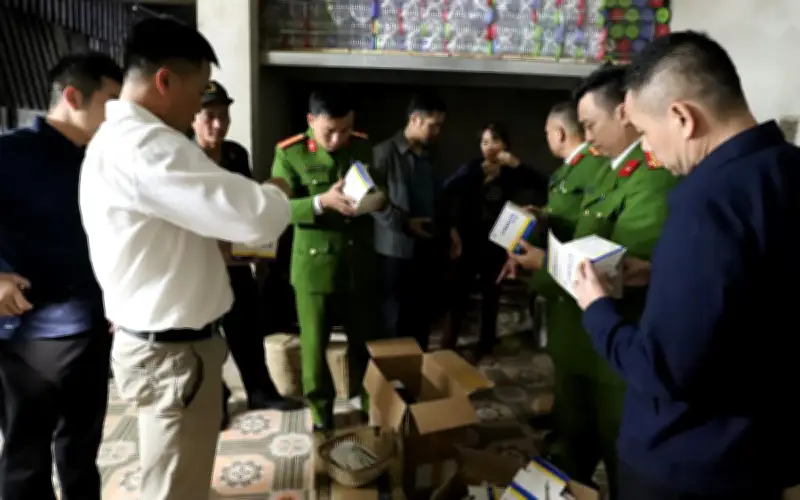 Triệt Phá Đường Dây Sản Xuất Thuốc Tăng Cân Giả Quy Mô Lớn Tại Hà Tĩnh
