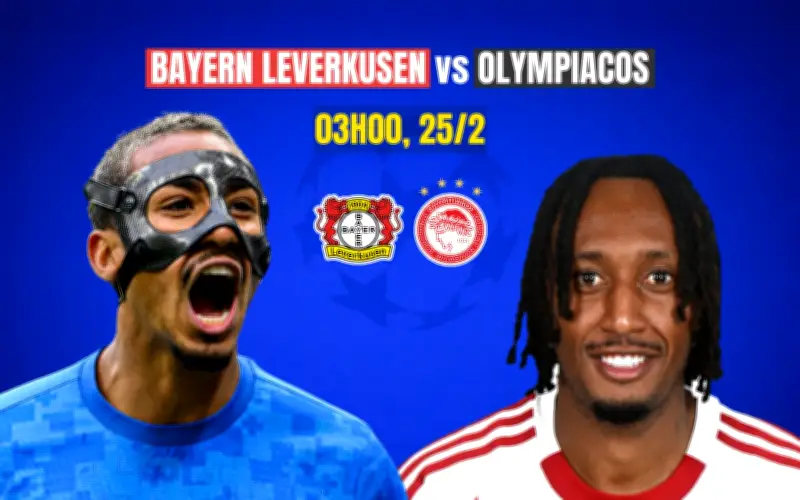 Leverkusen nắm lợi thế lớn trước Olympiacos ở trận lượt về Europa League