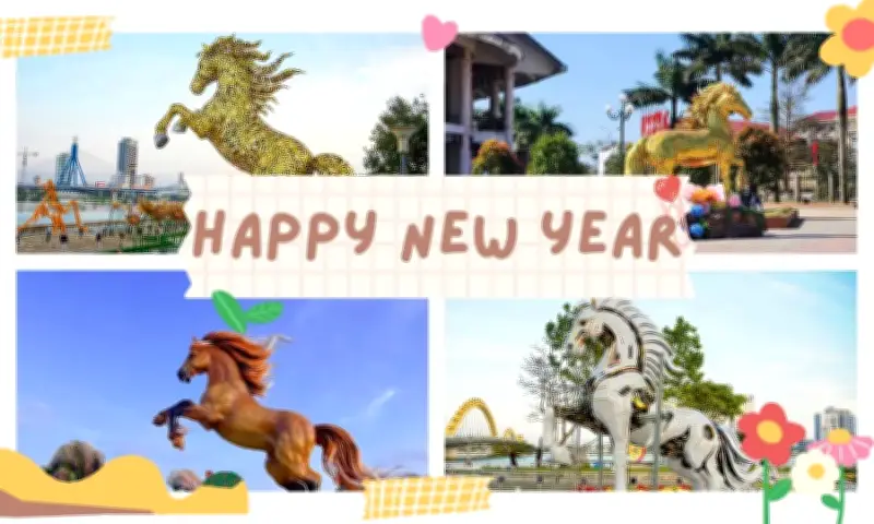 Linh Vật Ngựa Nghệ Thuật Từ Sắt Và Xốp: Biểu Tượng Đoàn Kết Và Khát Vọng Phát Triển Ở Đà Nẵng