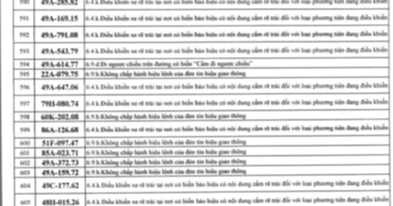 Lâm Đồng: Hơn 600 Phương Tiện Vi Phạm Giao Thông Bị Camera Phát Hiện