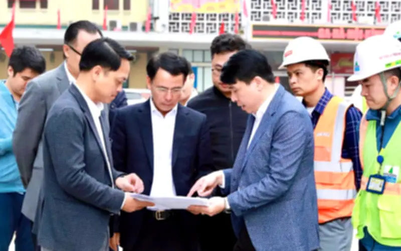 Lãnh đạo Hà Nội kiểm tra tiến độ dự án metro Nhổn - ga Hà Nội, yêu cầu đẩy nhanh