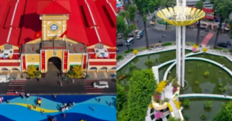 Loạt công trình trăm tuổi TP.HCM khoác áo mới, trung tâm bừng sáng đón Tết Bính Ngọ