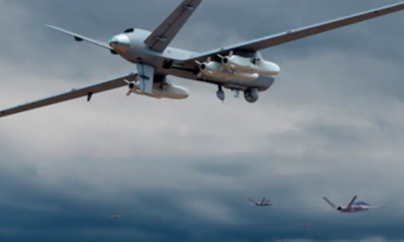 Mỹ cải tiến UAV MQ-9B thành 'xe tải tên lửa' cho xung đột cường độ cao