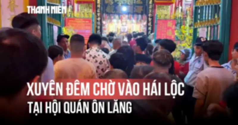 Đêm Giao Thừa 2026: Hàng Ngàn Người Cầu May Tại Hội Quán Ôn Lăng Chợ Lớn