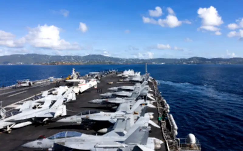 Mỹ Điều Tàu Sân Bay USS Gerald R. Ford Tới Trung Đông Giữa Căng Thẳng Với Iran