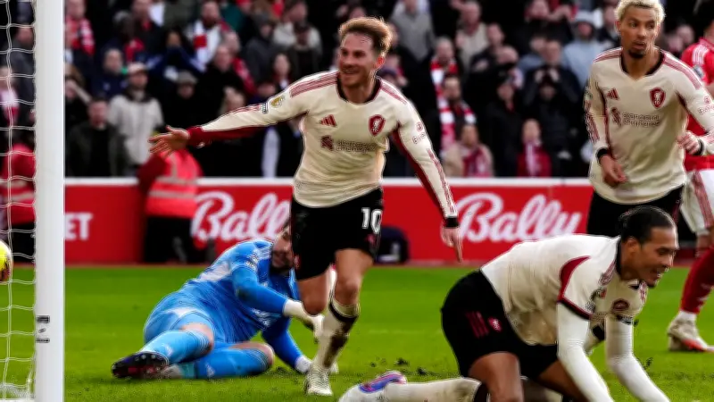 Mac Allister tỏa sáng cuối trận, Liverpool giành chiến thắng nghẹt thở trước Nottingham Forest