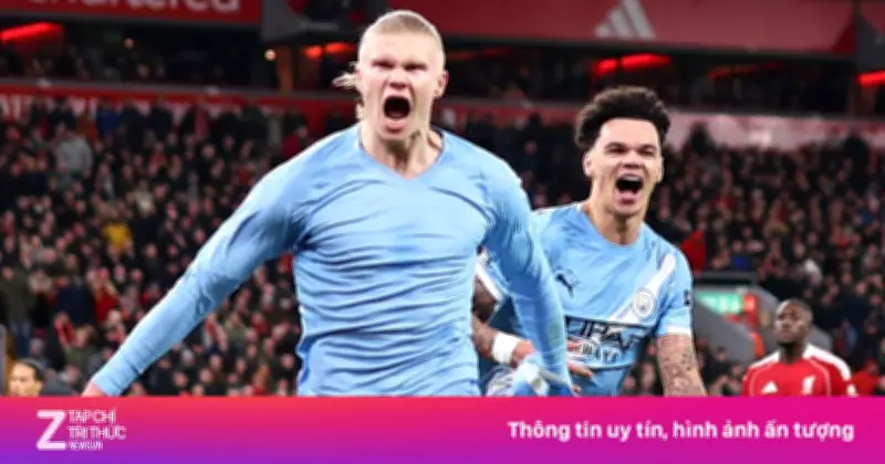 Man City Lội Ngược Dòng Ngoạn Mục, Đánh Bại Liverpool Tại Anfield