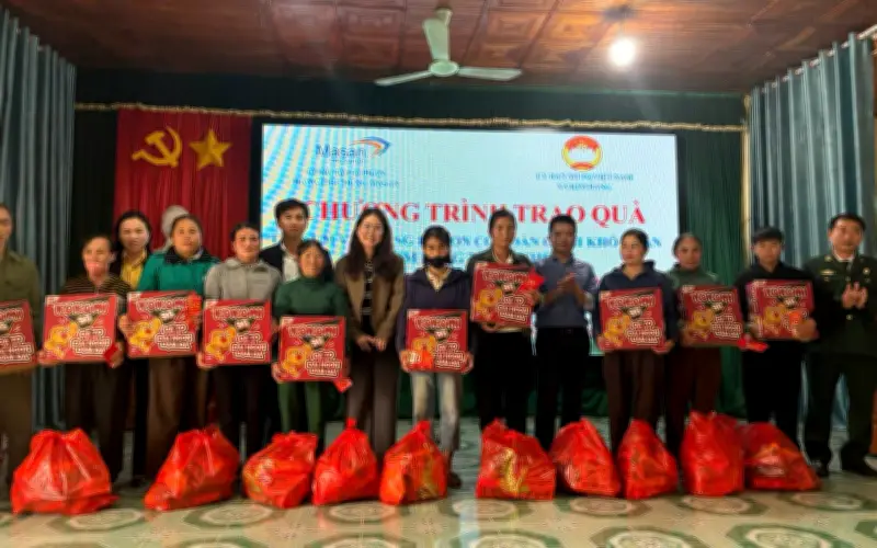 Masan Consumer Trao Tặng Hơn 10 Tỷ Đồng Quà Tết Cho Hộ Nghèo Và Chiến Sĩ