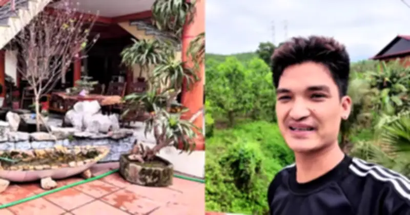 Mạc Văn Khoa vui vẻ về quê ăn Tết, khoe biệt thự nhà vườn bạt ngàn ở Hải Phòng