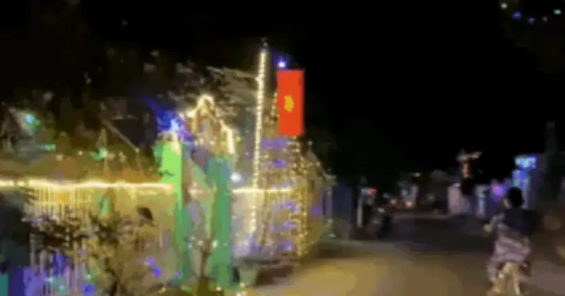 Miền Tây Rực Rỡ Đón Tết: Nhà Nhà Đua Sáng, Không Gian Ngập Tràn Ánh Đèn