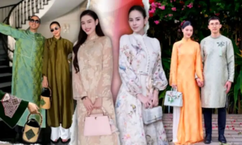 Midu, Hà Tăng và dàn sao Việt khoe phong cách Tết với túi xách hàng hiệu triệu đô