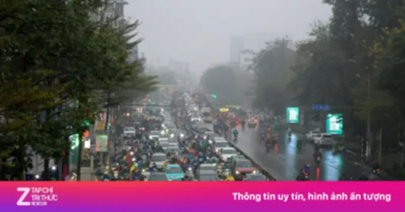 Miền Bắc đón mưa phùn và sương mù dịp cuối năm, Nam Bộ mưa dông trái mùa