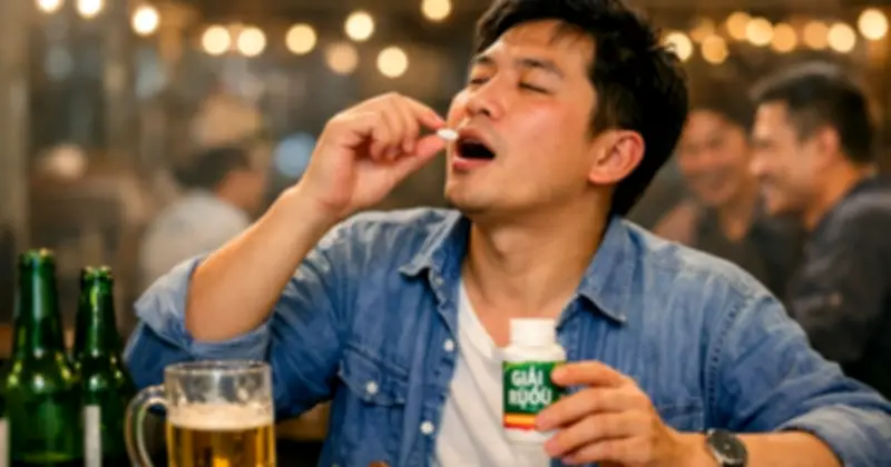 Sai lầm khi dùng thuốc giải rượu: Gan, dạ dày tổn thương âm thầm