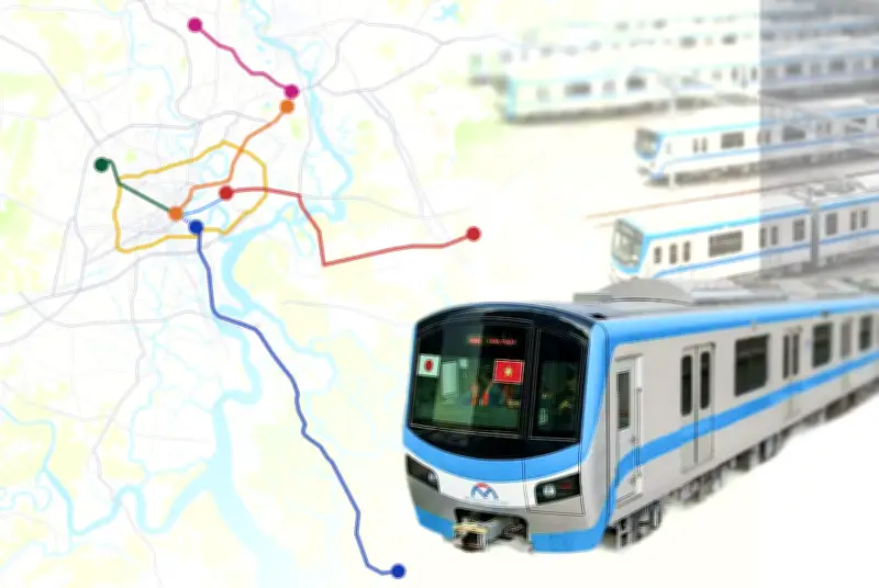 Mạng lưới Metro TP.HCM: Kế hoạch 8 tuyến đến năm 2030 và những thách thức phía trước