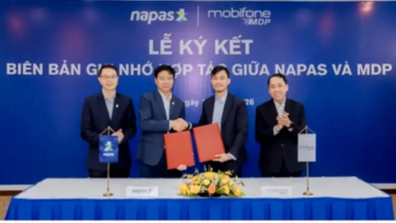 Mobifone và NAPAS ký kết hợp tác, thúc đẩy hạ tầng thanh toán số quốc gia