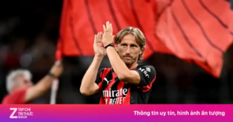 Modric tỏa sáng, AC Milan giành chiến thắng nhọc nhằn 2-1 trước Pisa tại Serie A