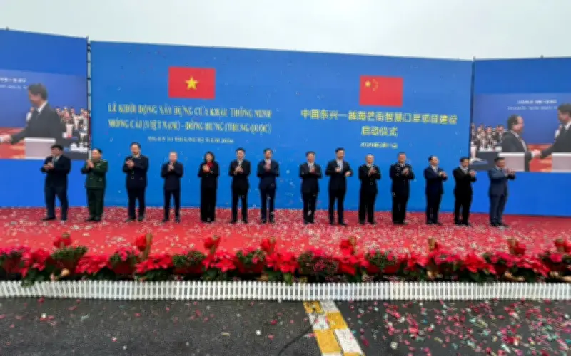 Cửa khẩu thông minh Móng Cái - Đông Hưng: Đột phá công nghệ, thúc đẩy giao thương Việt - Trung