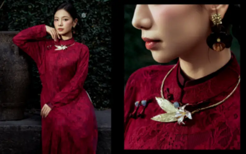 Nữ Diễn Viên Mua Đồ Gây Thương Nhớ Khi Diện Áo Dài Truyền Thống