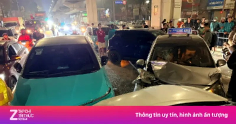 Nữ tài xế đi ngược chiều gây tai nạn liên hoàn, hiện trường hỗn loạn