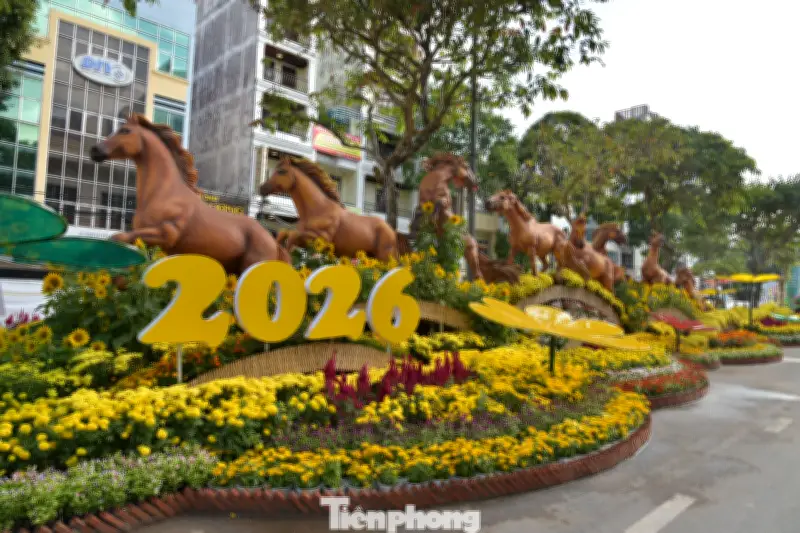 Đường Hoa Nghệ Thuật Cần Thơ Chào Xuân Bính Ngọ 2026 Với Hàng Loạt Tiểu Cảnh Độc Đáo