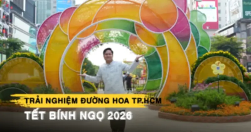 Đường Hoa Nguyễn Huệ Tết Bính Ngọ 2026: Hội Tụ Siêu Đô Thị Và Công Nghệ AR
