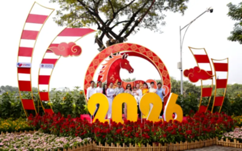 Đường Hoa Phú Mỹ Hưng: Điểm Hẹn Đoàn Viên Và Gắn Kết Gia Đình Dịp Xuân 2026