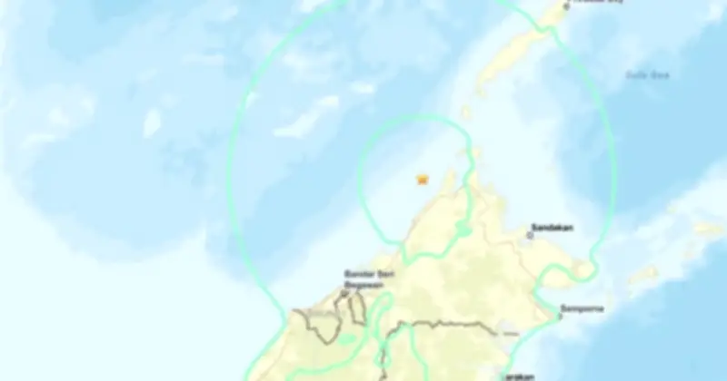 Động đất mạnh 6,8 độ tại Malaysia, không có cảnh báo sóng thần