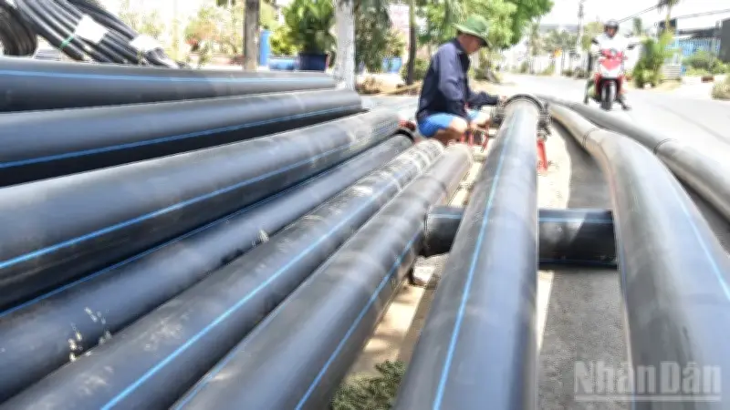 Đồng Tháp tăng cường cấp nước Tết 2026, khởi công nhà máy nước thô 1.800 tỷ đồng