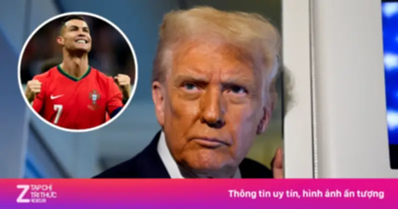 Ông Trump Gọi Ronaldo Là 'GOAT' Và Kêu Gọi Siêu Sao Sang Mỹ Thi Đấu