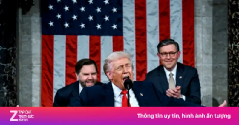 Ông Trump giải quyết loạt hồ sơ nóng trong Thông điệp Liên bang dài kỷ lục