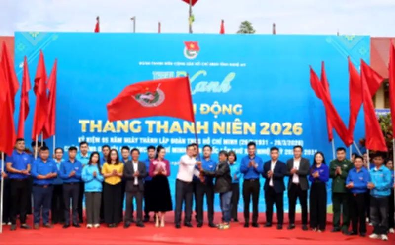 Nghệ An Khởi Động Tháng Thanh Niên 2026 Với Nhiều Hoạt Động Ý Nghĩa