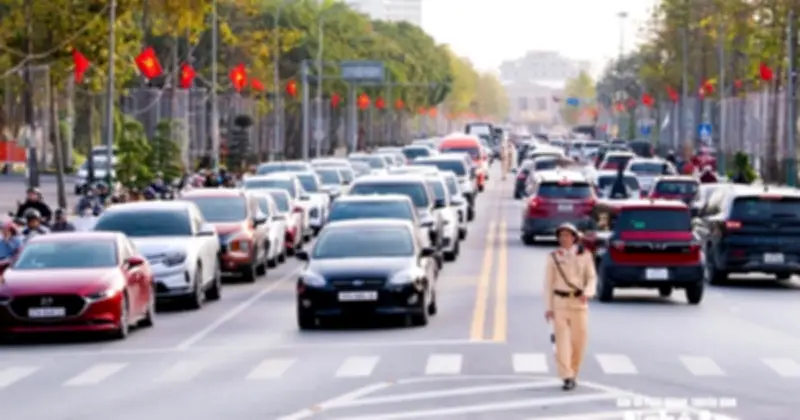 Nghệ An: Ô tô đăng ký mới tăng mạnh, áp lực an toàn giao thông lớn