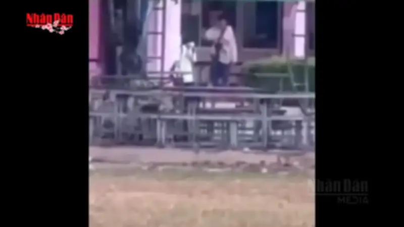 Nghi phạm 18 tuổi nổ súng tại trường học ở Thái Lan, 2 người bị thương