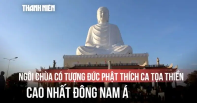 Ngôi chùa có tượng Đức Phật Thích Ca cao nhất Đông Nam Á tấp nập du xuân