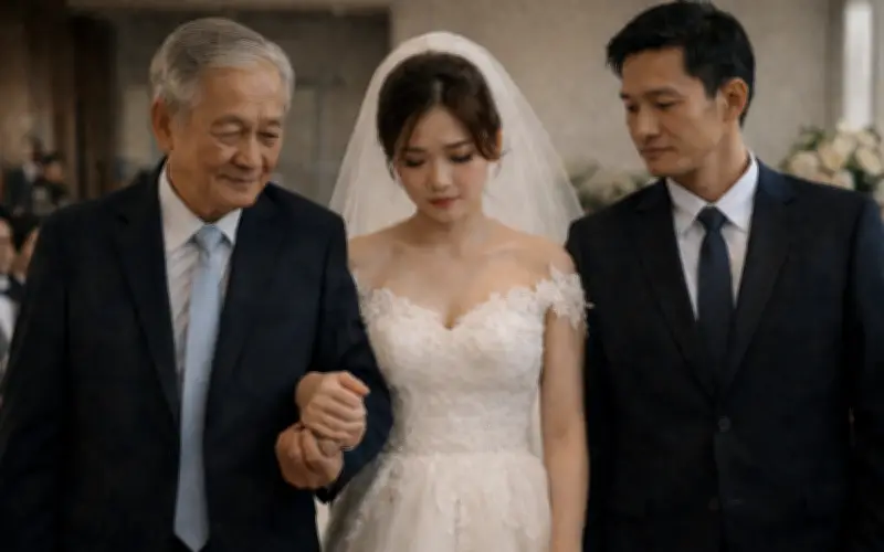 Người đàn ông chỉ muốn bồi dưỡng, đặt tay lên lễ đường dù có bồ để