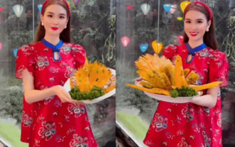Người đẹp Ngọc Loan gây sốt khi thực hiện 2 món ăn đậm đà hương vị cung đình