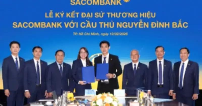 Nguyễn Đình Bắc trở thành Đại sứ thương hiệu SACOMBANK, lan tỏa giá trị năng động
