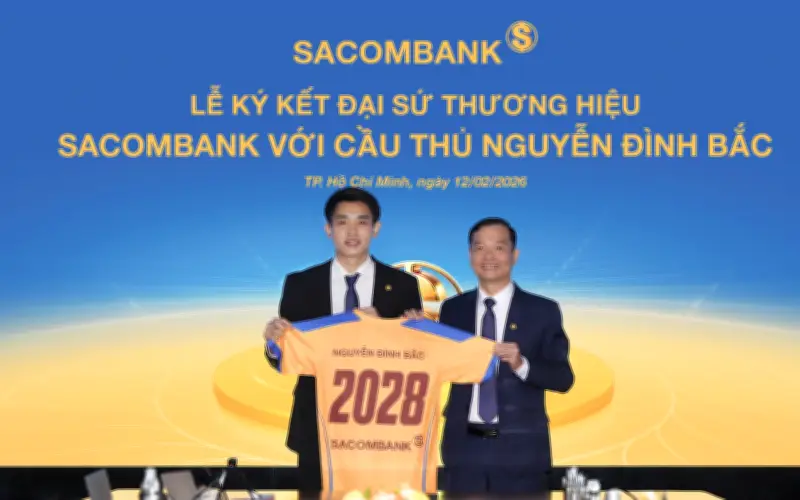 Nguyễn Đình Bắc trở thành đại sứ thương hiệu Sacombank, lan tỏa giá trị tích cực