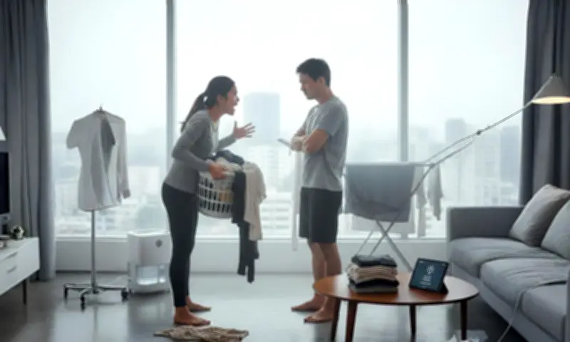 Nỗi khổ của gia đình Hà Nội: Mua máy hút ẩm vẫn chật vật với nồm ẩm