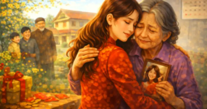 Nỗi lòng con dâu xa quê: 10 năm Tết thiếu vắng bên bố mẹ đẻ