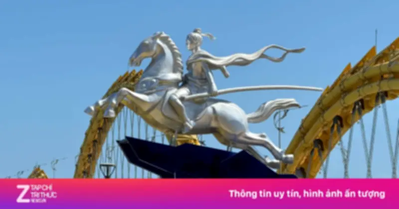 Đà Nẵng Gây Ấn Tượng Với 4 Cụm Linh Vật Ngựa Hoành Tráng Dịp Tết 2026